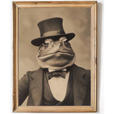 Mr Toad Portrait, Halloween Wall Decor. Unframed